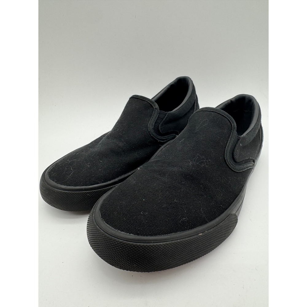 Hurley Arlo Slip On Shoes Men's Size 9 Black Casual Canvas Sneakers